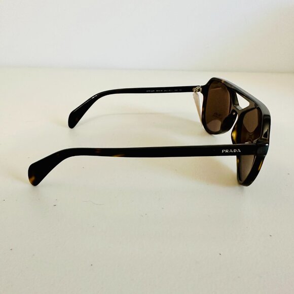 PRADA TORTOISE SHELL SUNGLASSES SPR22R 2AU-8C1 100% UV PROTECTION MADE IN ITALY main image 7
